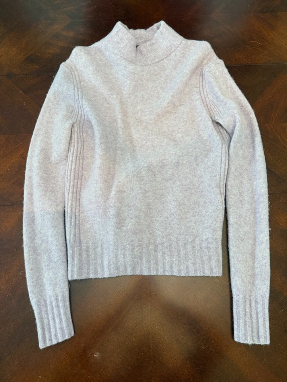 J. Crew Wool Blend Classic Crewneck Women's Sweater - Light Lavender